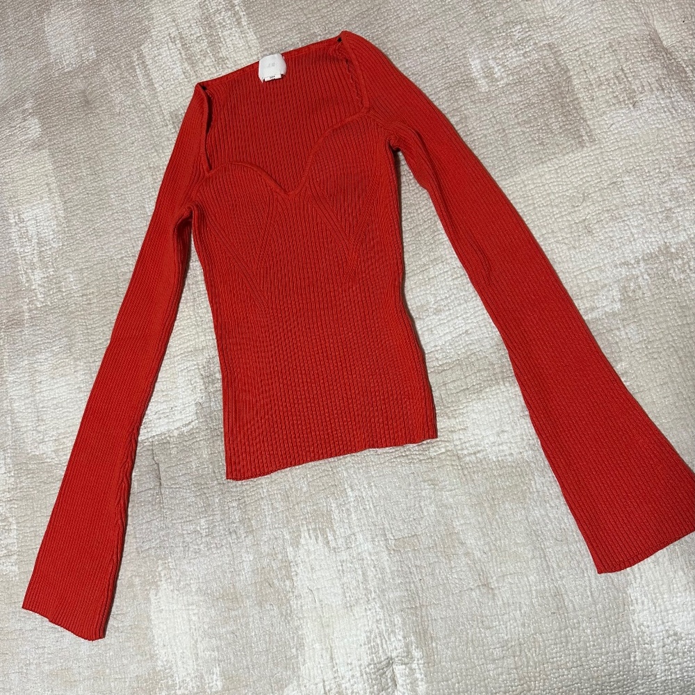 Orange H&M sweater
